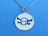 Modern Memento Mori Skull Charm